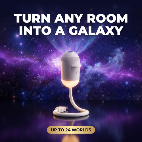 ORBILO galaxy star projector – turn any room into a galaxy, up to 24 worlds